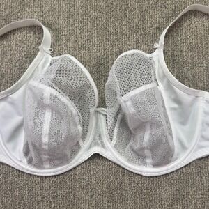Freya Hero Side Support Plunge Bra White 36FF Underwire UK 36FF US 36H